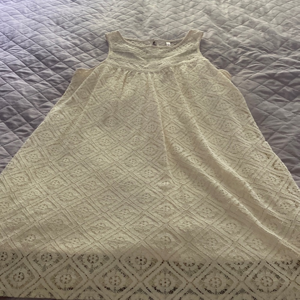 Cream colored dress
